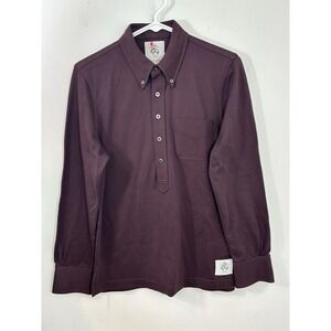 Brooks Brothers Black Fleece Purple Cotton Pique Polo  Size BB0 Small